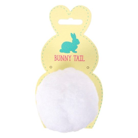 Easter Clip on Bunny Tail Headband