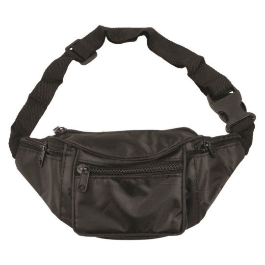 Black Bum Bag Waist Pouch