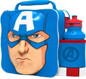 Captain America Insulated 3D Lunch Bag