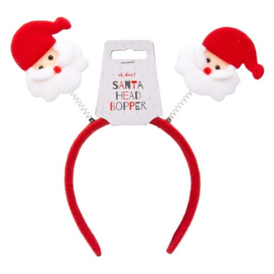 Christmas Head Boppers With Santa Hat