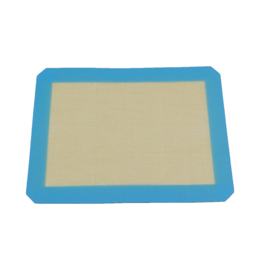 Silicone Small Sky Blue Fiberglass Baking Mat
